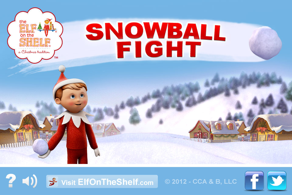Screenshot Snowball Fight-Elf on the Shelf, Christmas Game Screenshot Snowball Fight-Elf on the Shelf, Christmas Game